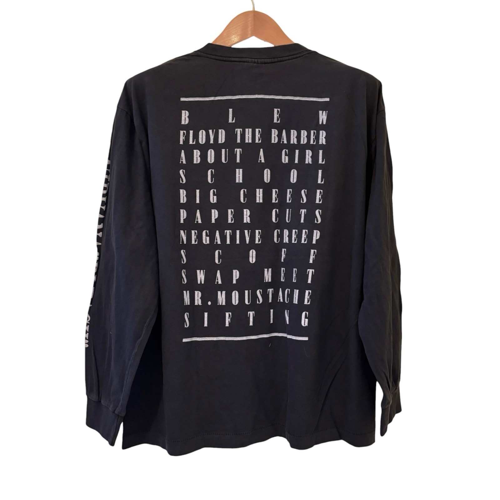 Nirvana BLEACH VTG Kurt Cobain Sub Pop Long Sleeve Grunge Band XL Shirt REPRINT gallery