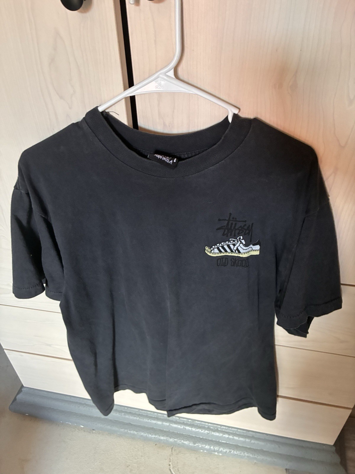 RARE Stussy Old Skool Flavor tee L gallery