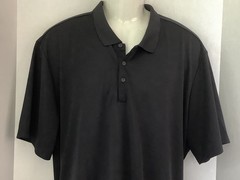 adidas Golf Polo Men’s black shirt sz 3XL XXXL new NWOT