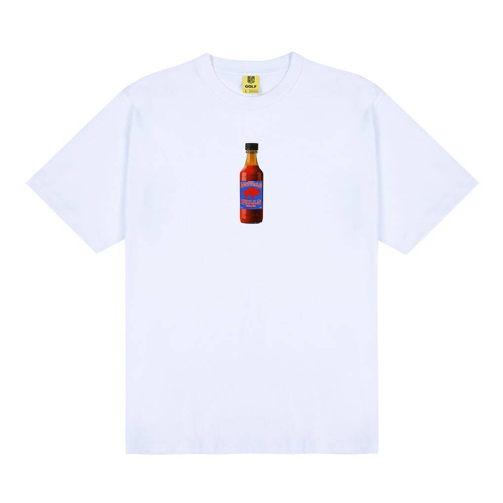 NFL by Golf Wang Men's T-shirt Buffalo Bills Golf Wang Unisex Sauce - White gallery