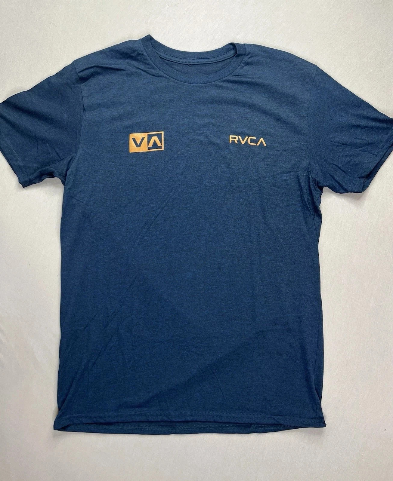 RVCA Mens Honey Graphic Print Short Sleeve Navy blue T Shirt TRENDING gallery