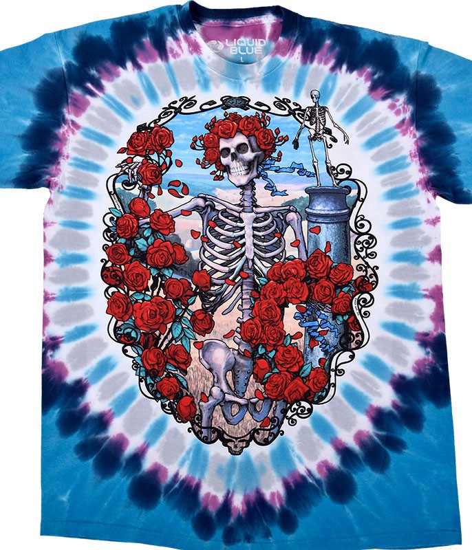 [Limited Edition] Vintage Grateful Dead 30th Anniversary Tie-Dye T-Shirt Liquid