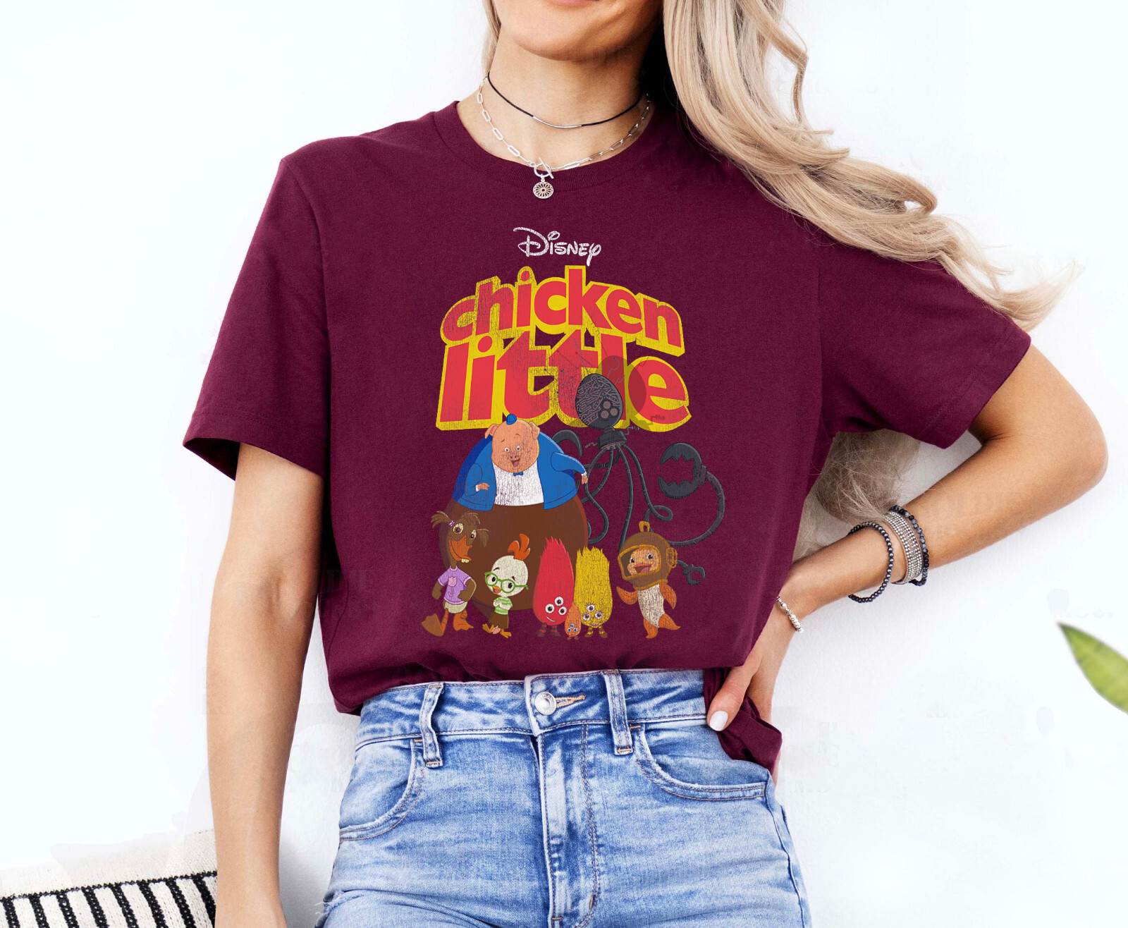 Disney Chicken Little Characters Retro Unisex Adult Kid Shirt 422108 gallery