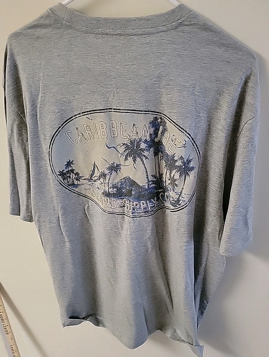 Caribbean Joe Island Supply T Shirt NWT Size Large Beach Logo gallery