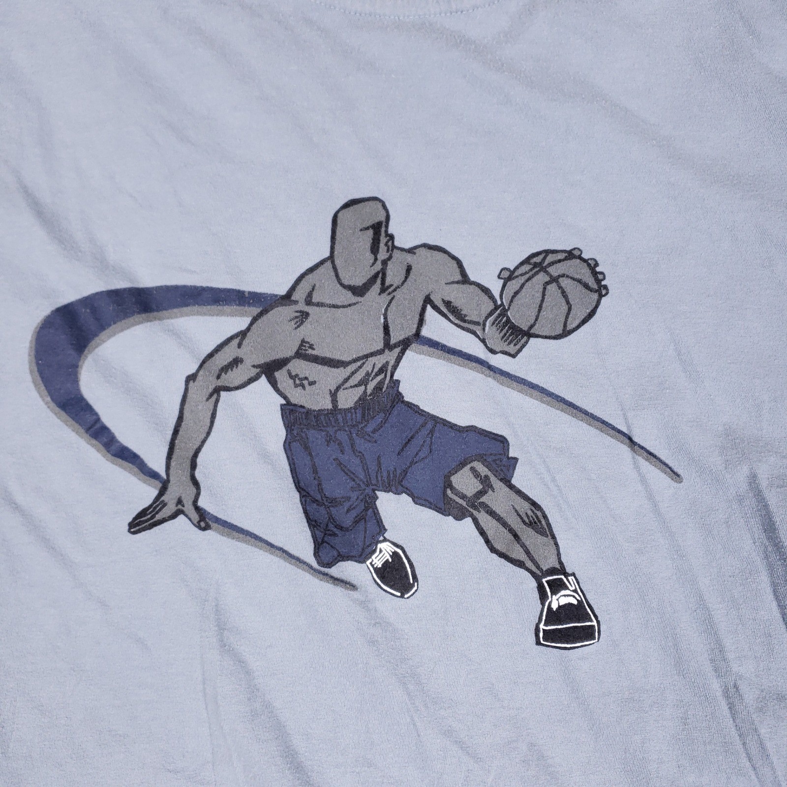 VTG AND 1 Reversible Long Sleeve Shirt Mens XL Navy Blue Streetball The Player gallery