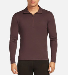 Icebreaker 260 Tech Half-Zip Base Layer Top Men’s NWT Size Large Color Java