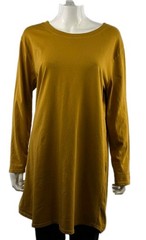 Dreams Ladies Night Shirt Brown Cotton Elastane Mix Casual Lounge Wear One Size