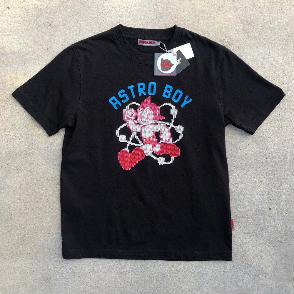 Rare Deadstock Astro Boy 2009 Movie Tezuka 2003.4.7. Black Tee w Tags Size M gallery