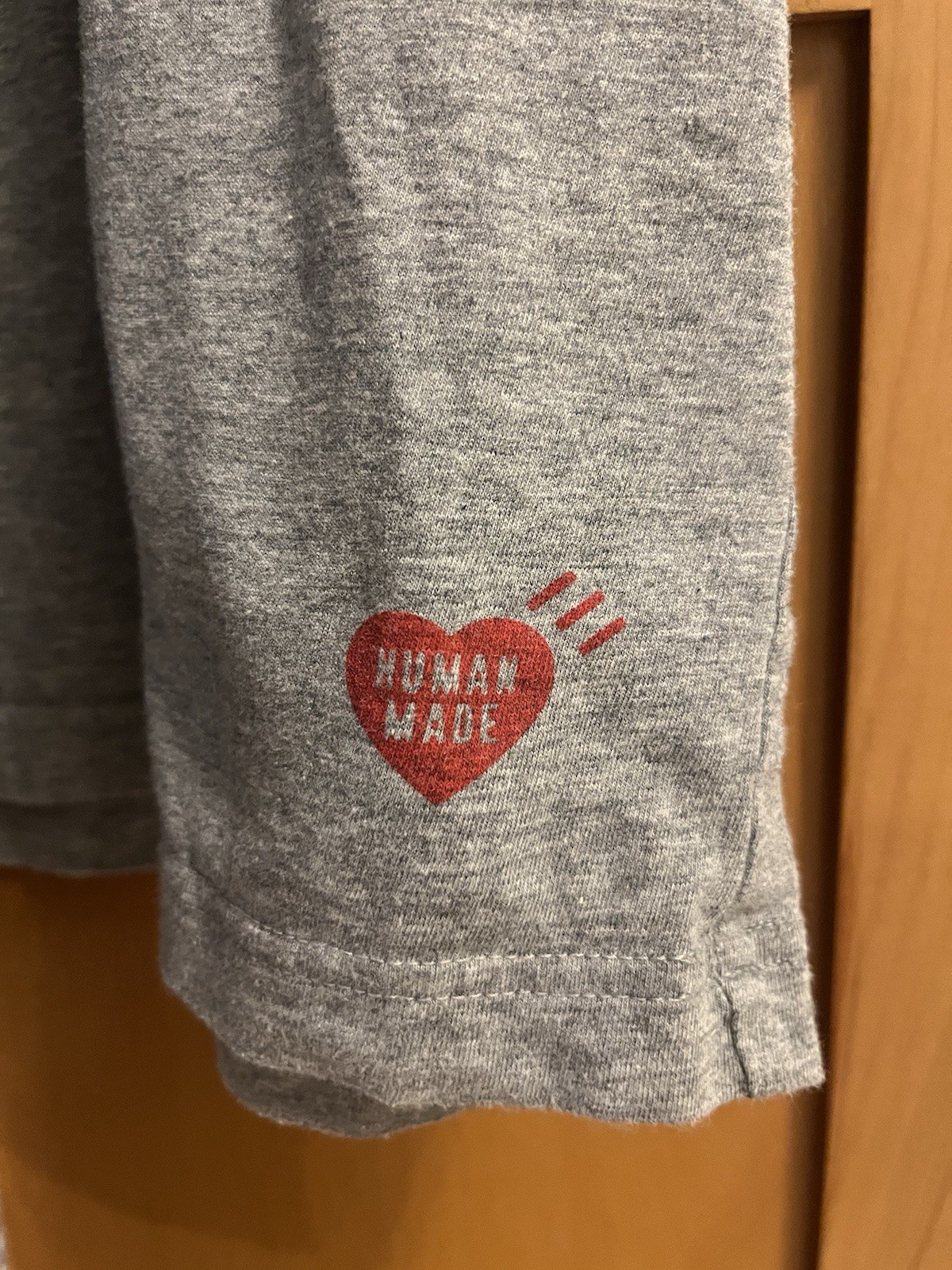 HUMAN MADE Plain Gray Shirts - THREE Size (M) Medium T-shirts - NIGO Streetwear gallery
