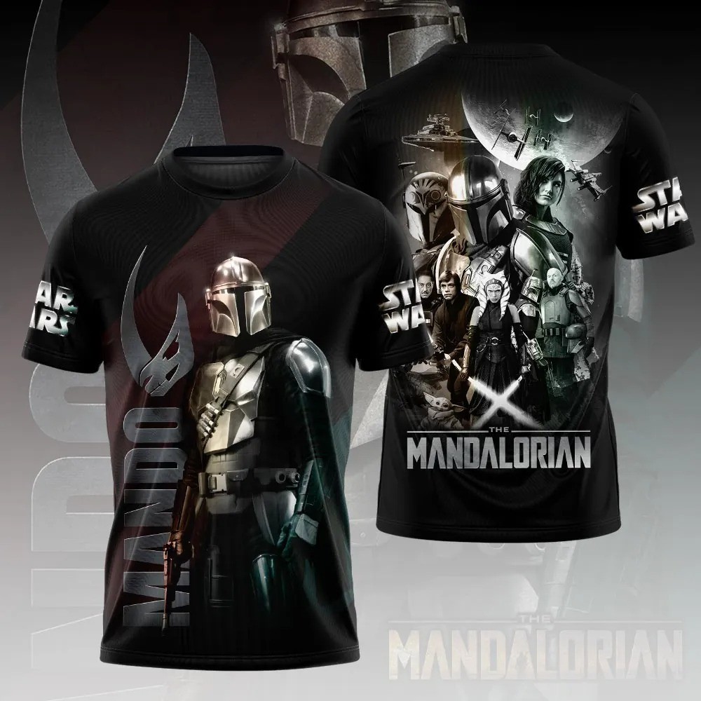 Star Wars The Mandalorian T-shirt Size XS-6XL All Over Print gallery
