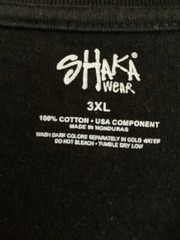 Shaka Active Soft Spun Cotton Short Sleeve T-Shirt,Men’s Size 3XL,100% Cotton