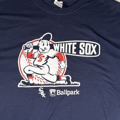 Jerzees Dri Power Chicago White Sox T Shirt Size XL Baseball
