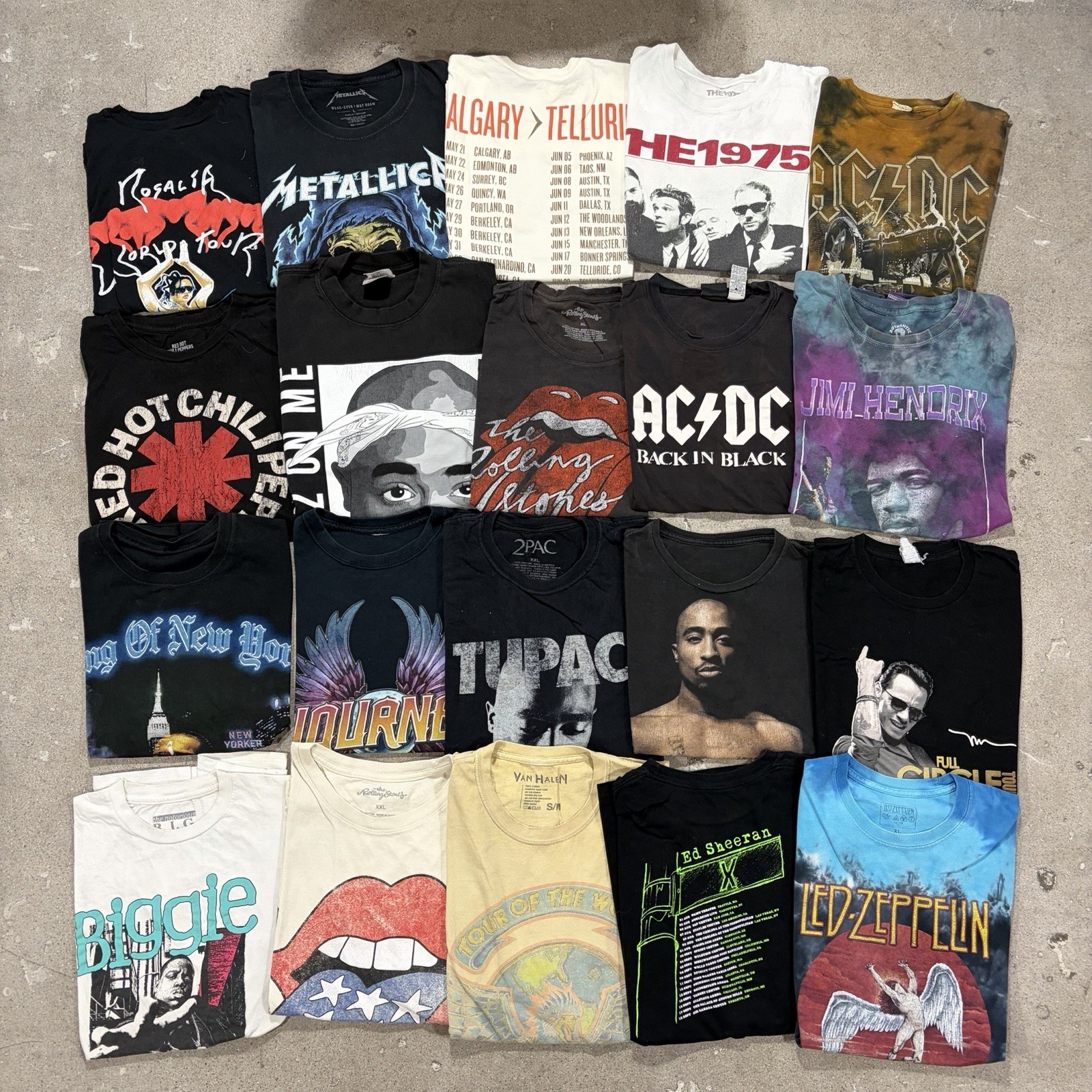 80 Music T Shirt Band Tee Lot Tour Concert Y2K 2000s Modern Rock Rap Punk gallery