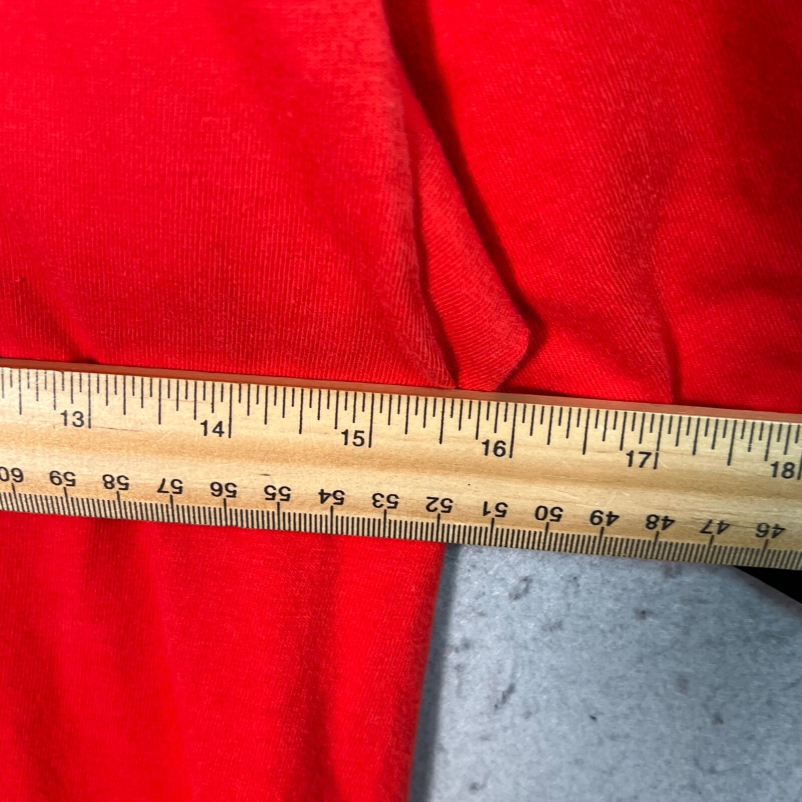 Vintage 80s Vintage Russell Athletic Varsity Pep Squad Red T-Shirt Small Mens gallery