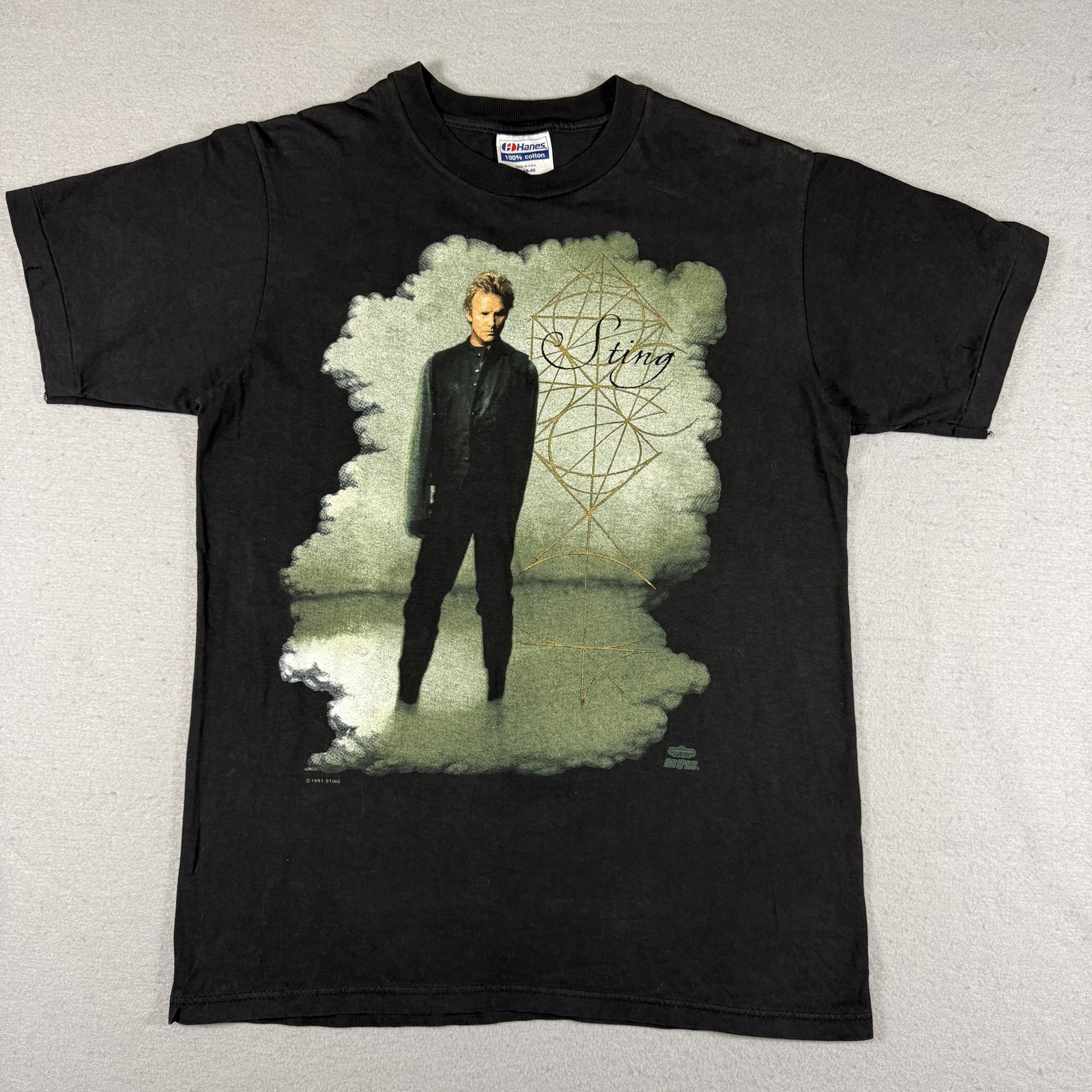 Hanes T-Shirt Men's M Black Sting Soul Cages Tour Band Music gallery