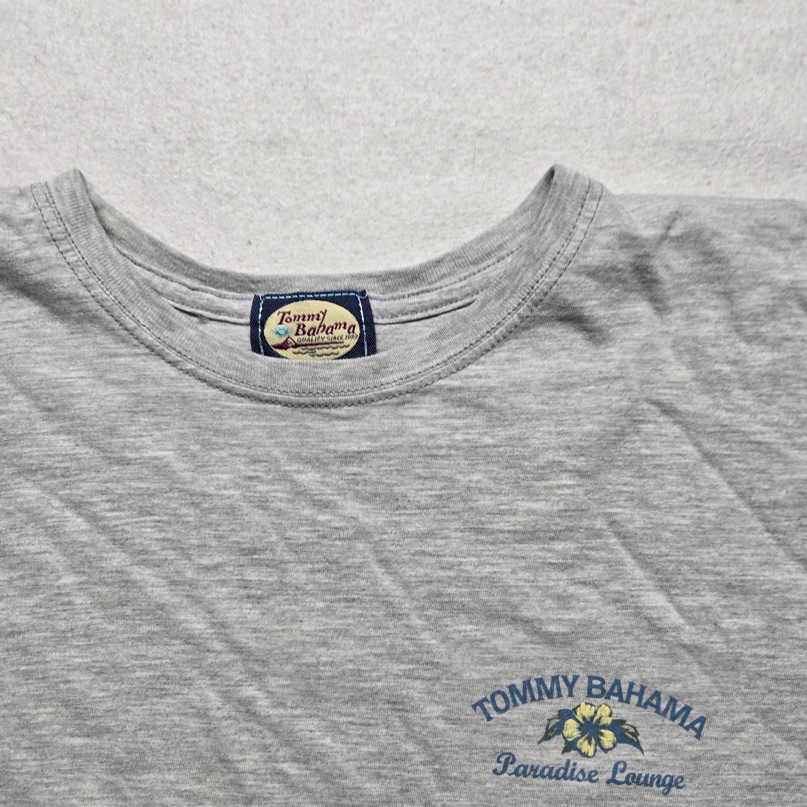 Tommy Bahama Marlin Logo Ocean Beach Outdoor Fishing Gray T-Shirt Adult Size XL gallery