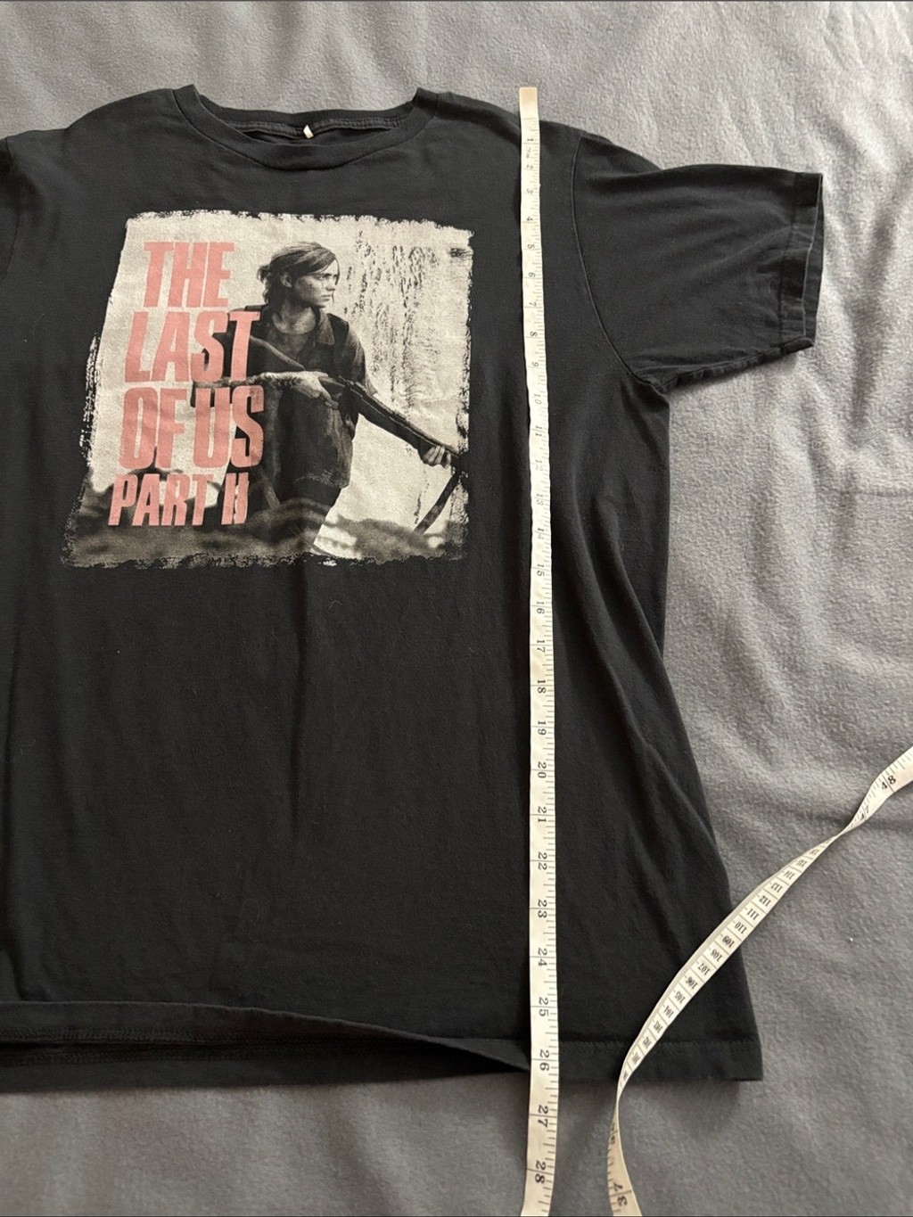 The Last of Us Part II Ellie Graphic Tee Black Medium Naughty Dog Game gallery