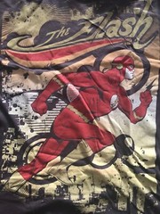 Batman & The Flash Just Passing Through T Shirt Lot Mens M Licensed DC Comics