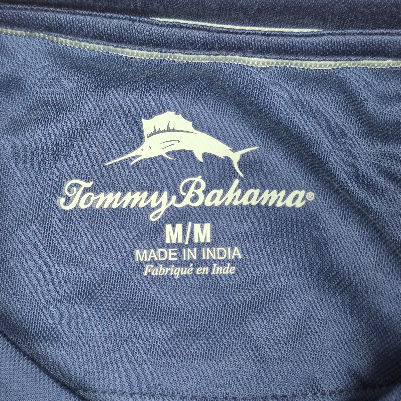 Tommy Bahama Throne Blue Crew Neck Short Sleeve T-Shirt Size Medium Soft Touch gallery