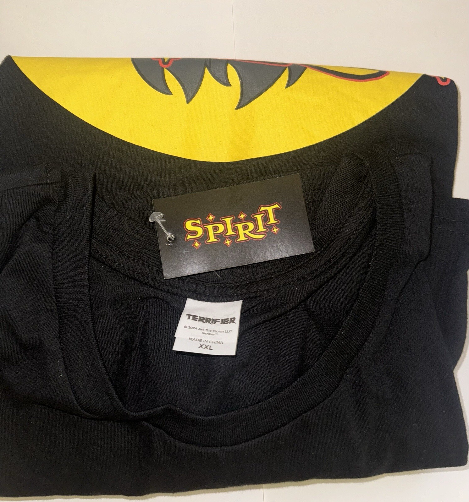 [01748730] Terrifier x Spirit Halloween Graphic Adult Tee Shirt Black Sizes Vary gallery