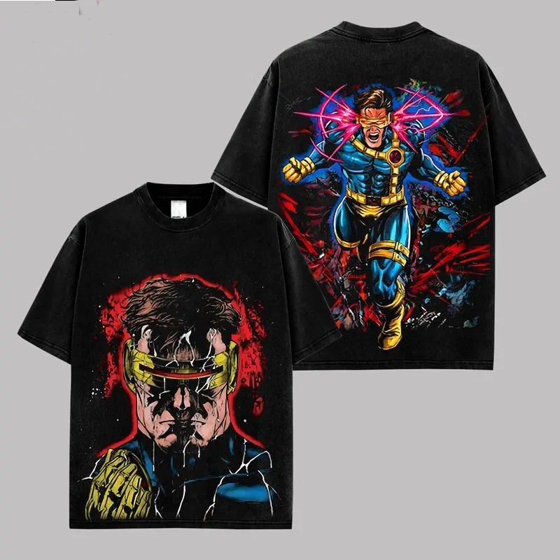 Cyclops X-Men T-Shirt Vintage Retro Graphic Tee Premium Cotton Shirt Gift gallery