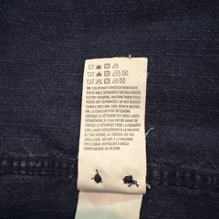 AEO Premium Indigo Chambray Denim Shirt Long Sleeve Button Up Blue Men’s Sz XS