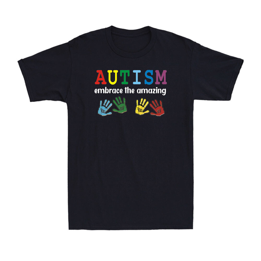 Autism Embrace the Amazing Shirt Autism Awareness Month Proud Men’s T-Shirt