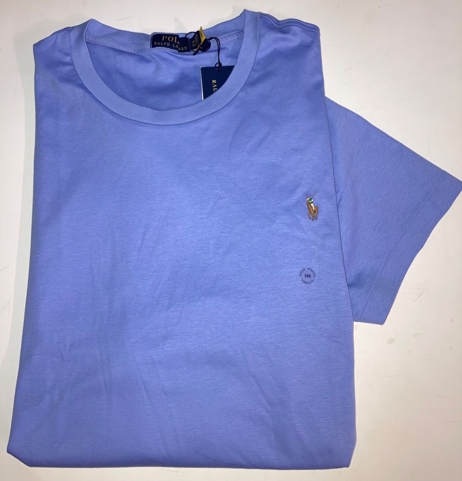 Polo Ralph Lauren Big & Tall Mens t-shirt Pony Logo 2XB 3XB 4XB Blue Orange Blk gallery