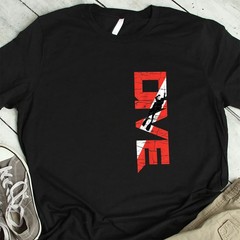 Vintage Distressed Scuba Diving T-Shirt Retro Dive Shirt for Divers