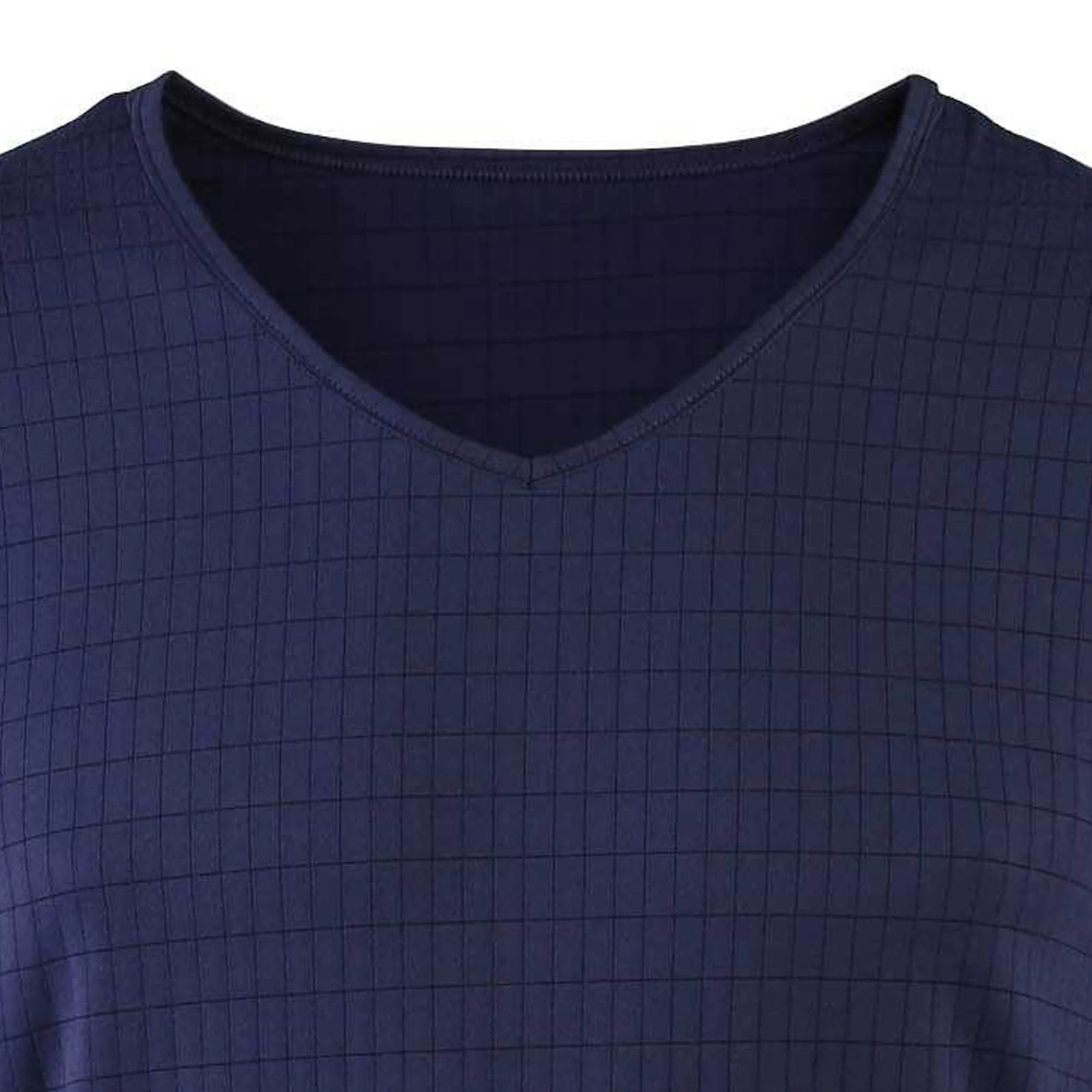 Bruno Banani Men's T-Shirt - Top, Shirt, Check Line 2.0, Polyamide, V-Neck... gallery