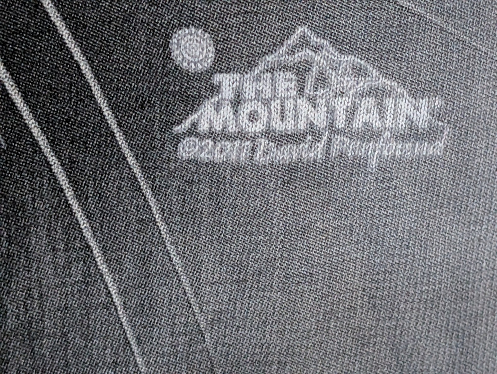 Rainforest Cafe By The Mountain Men's T-shirt Gray Face Of A White Tiger #6120 gallery
