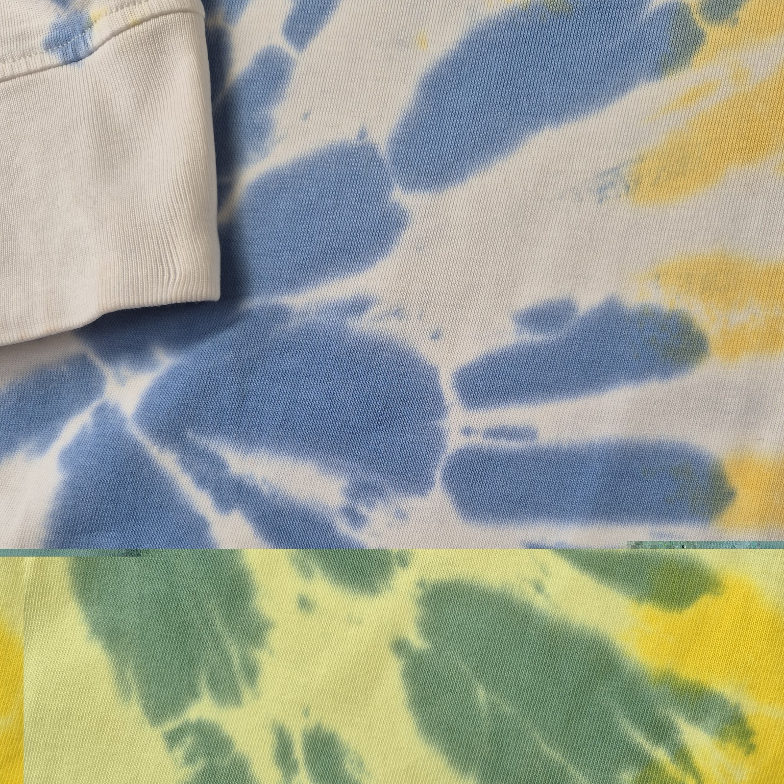 Levi's Tie Dye Multicoloured Long Sleeve T Shirt Back Print Men's Uk Size Medium gallery