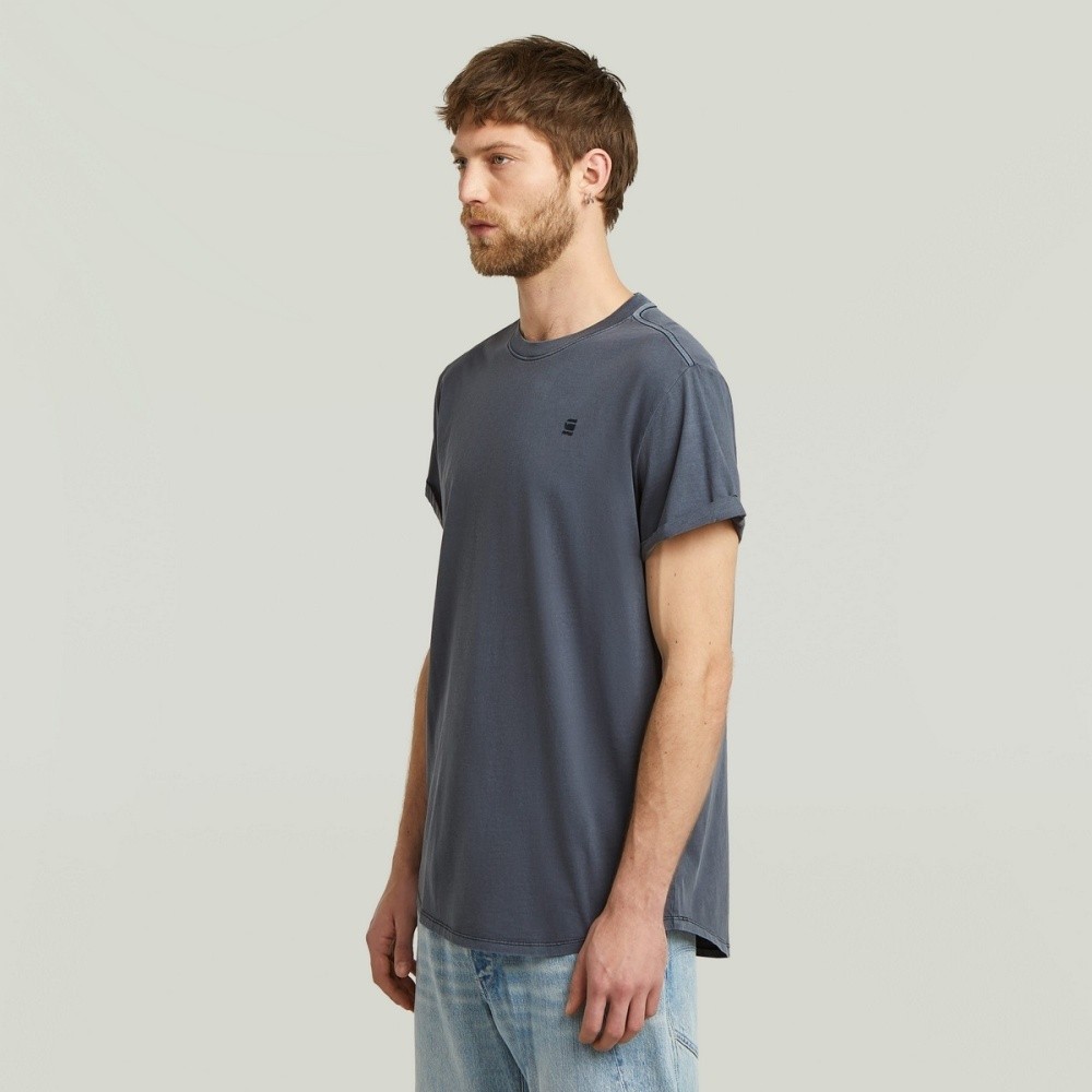 G-Star Raw Mens T-Shirt Tee Short Sleeve Lash Loose Fit Blue D16396 2653 D418 Sal gallery