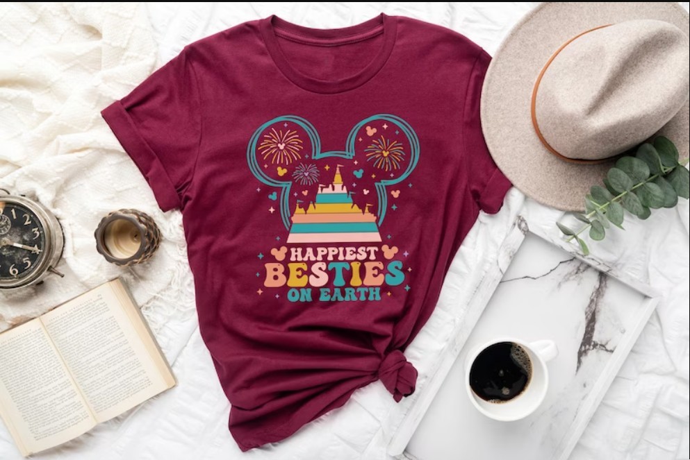 Happiest Besties On Earth Shirt, Theme Park Shirt , Mouse Shirt Trip T-SHIRT gallery
