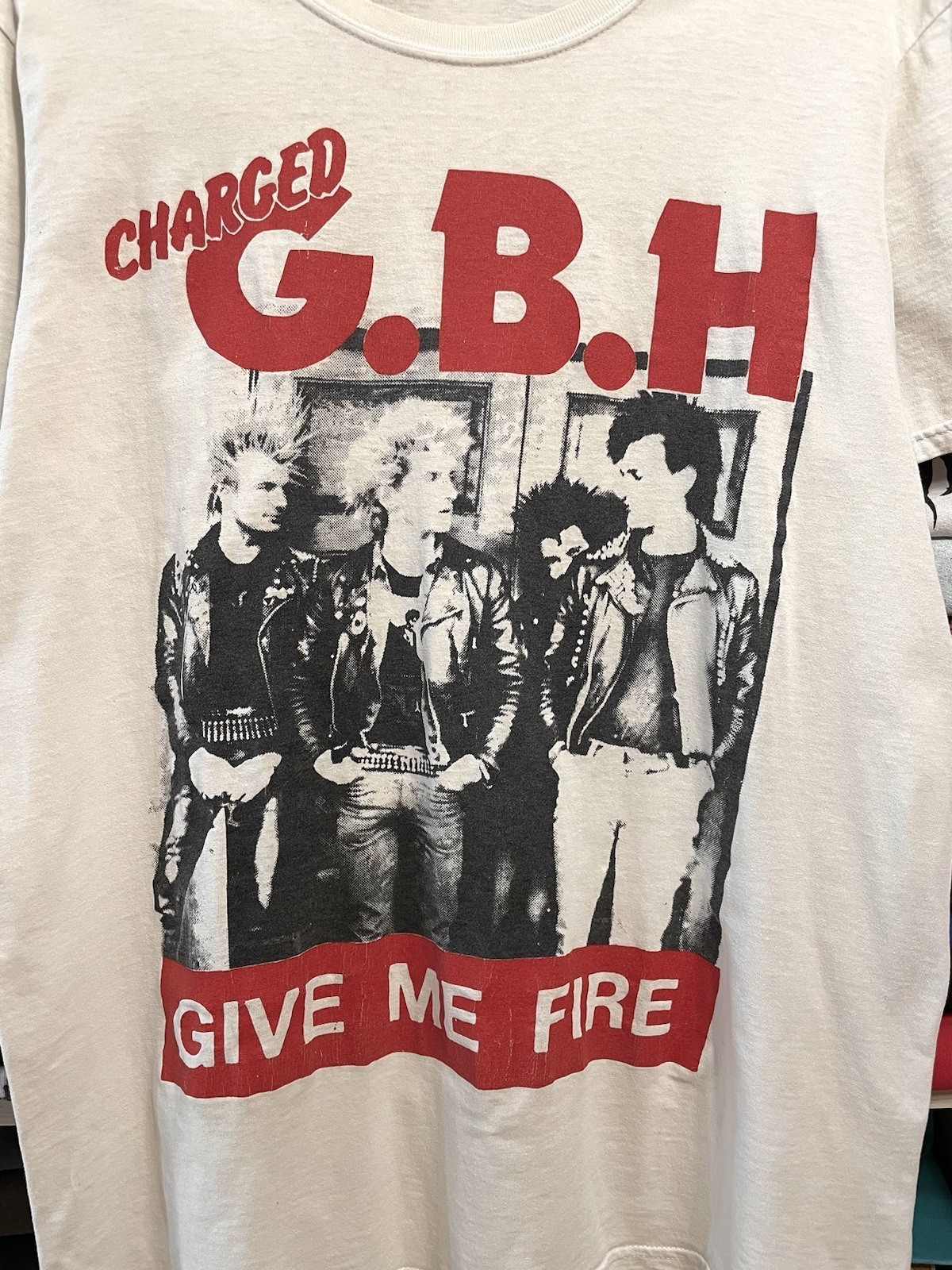 VIntage GBH Band White Shirt Unisex Concert S to 5XL AR330 gallery