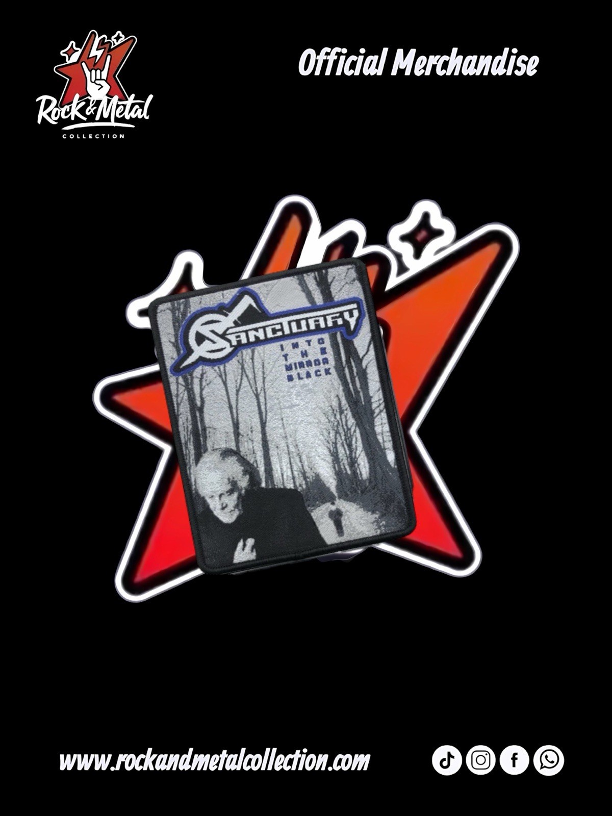 Sanctuary Official Exclusive Woven Patch Megadeth Nevermore Slayer Metallica gallery