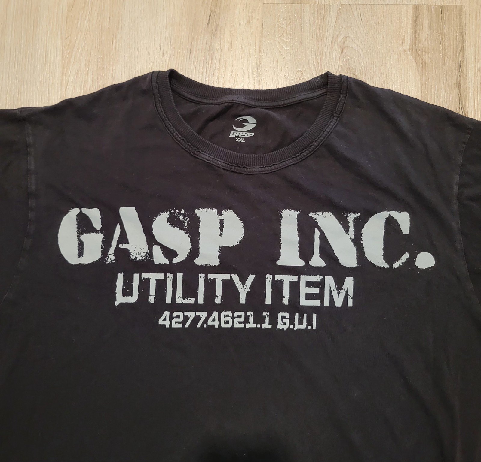 Gasp Inc Utility Shirt Black XXL T-shirt Bodybuilder Hardcore Bodybuilding gallery