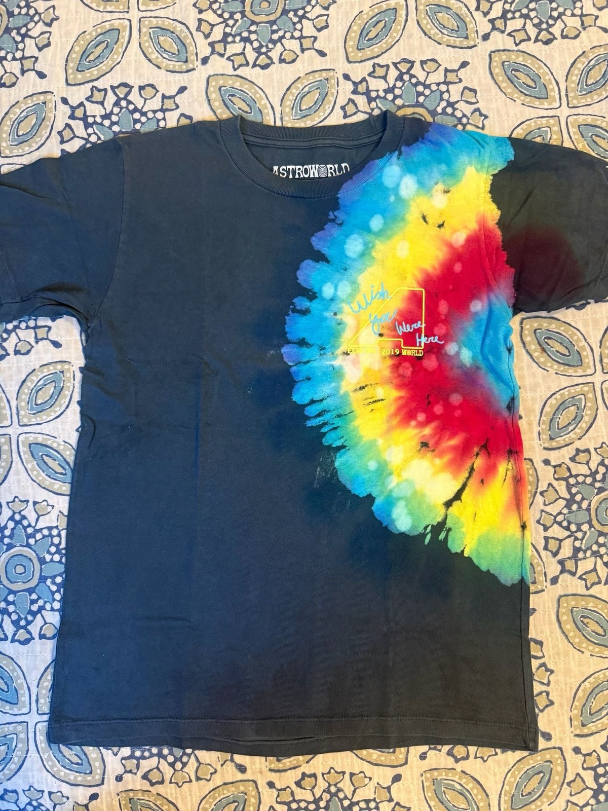 Travis Scott 2019 European Tour exclusive tee size SM gallery