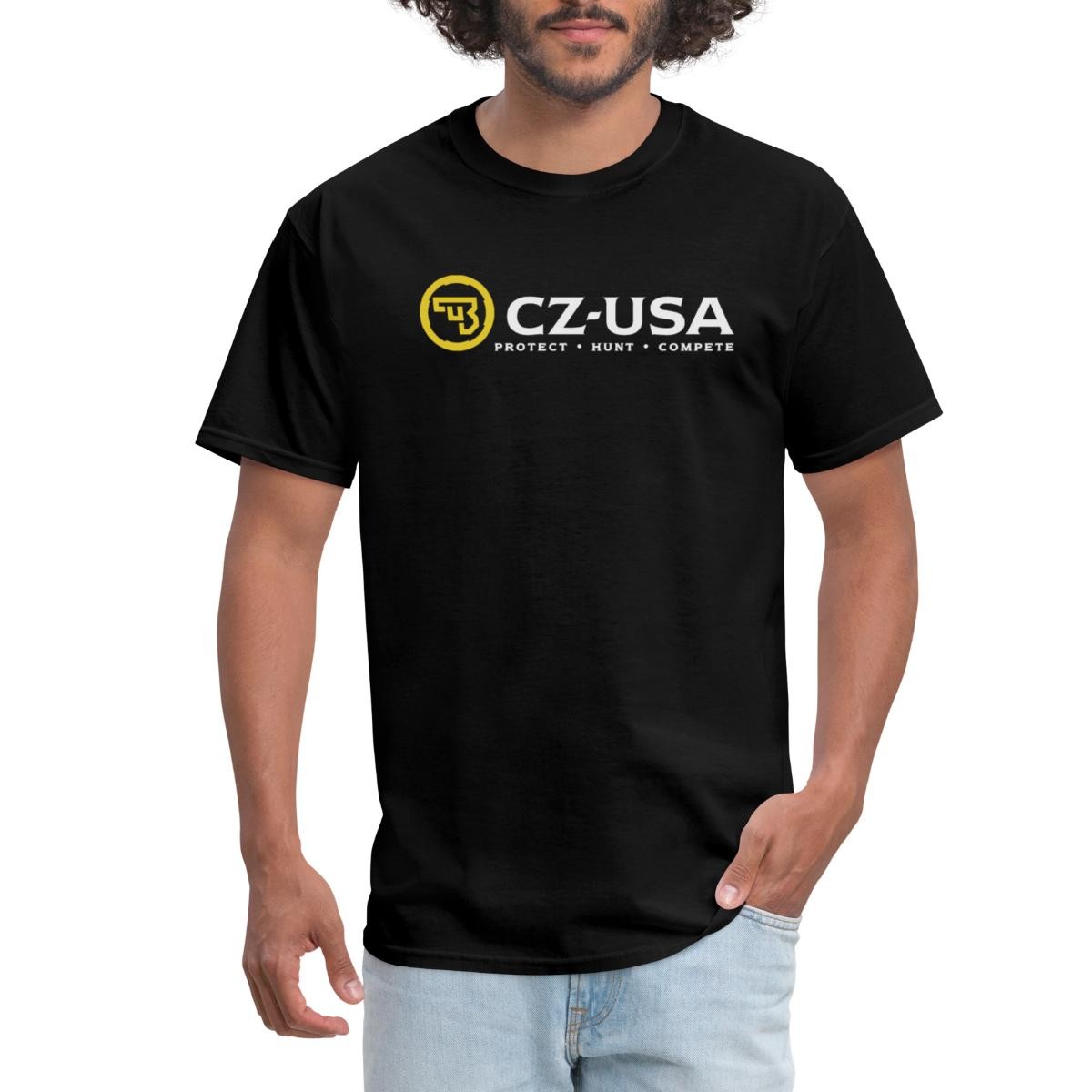 CZ-USA Protect-Hunt-Compete Men's T-Shirt gallery