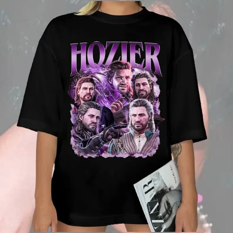 Bootleg T-Shirt, Hozier Gale BG3 Shirt, Gale Baldurs Gate 3 T-Shirt gallery