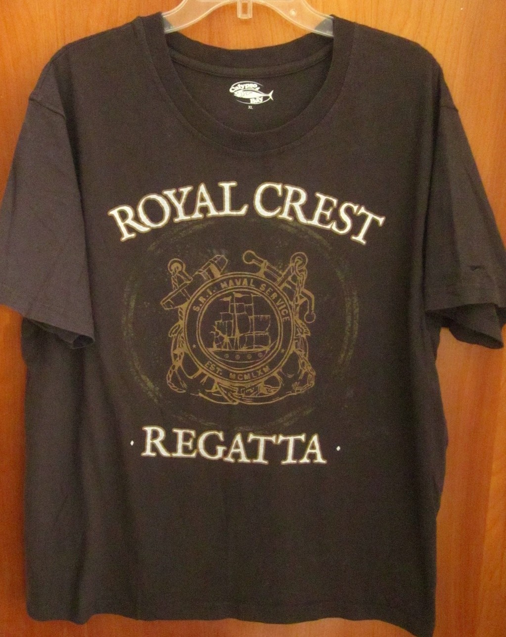SRI LANKA NAVAL SERVICE tee XL Royal Crest clipper ship Regatta T shirt Calypso