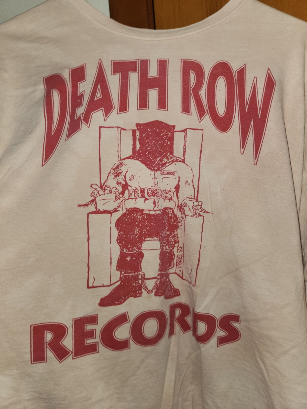 Death Row Records Long Sleeve Tee Mens XL Red Graphic Print Hip Hop 90s Y2K gallery