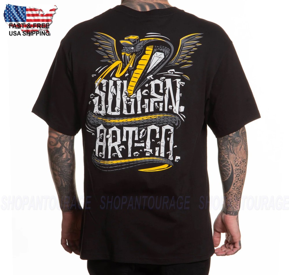 Sullen Art Collective Strike Standard Fit SCM6505 New Short Sleeve Men`s T-shirt