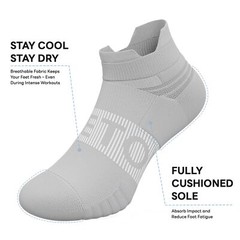 Ankle Compression Socks for Men and Women 6 Pairs Cushioned Low Cut Athletic …
