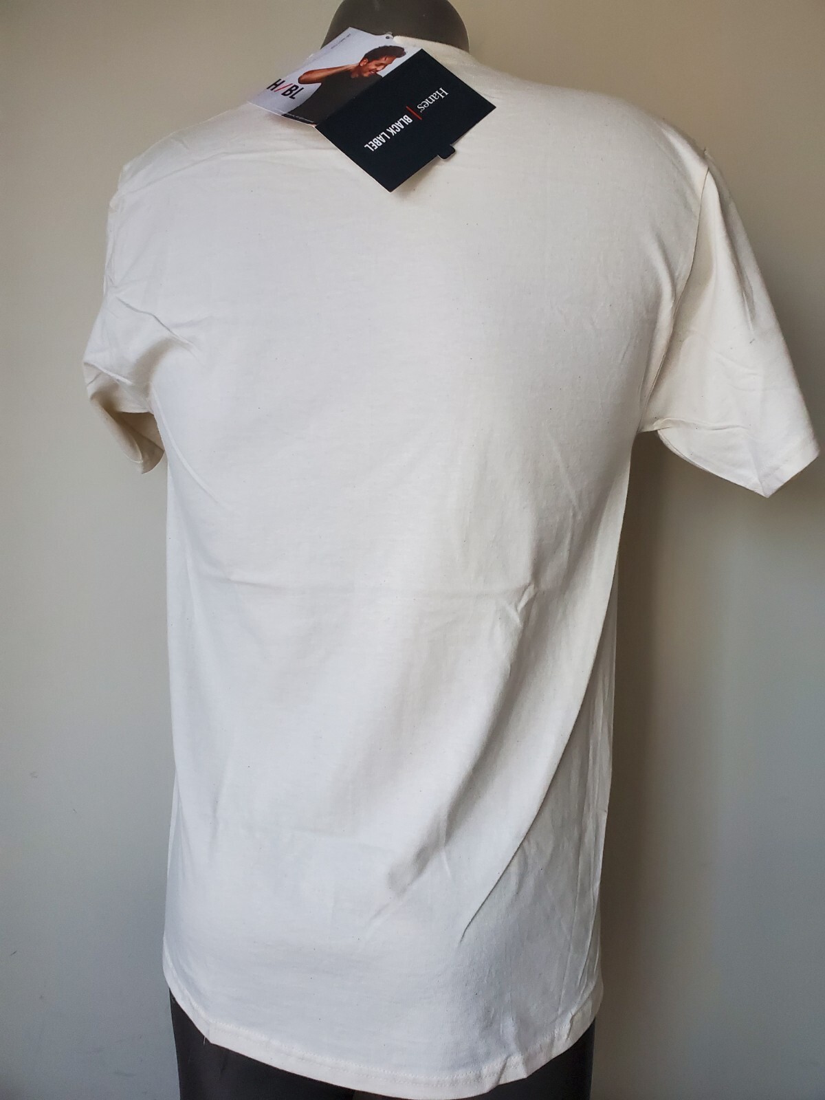 Hanes Beefy-T 5180 Men Cotton T-Shirt Natural '75 NWT gallery