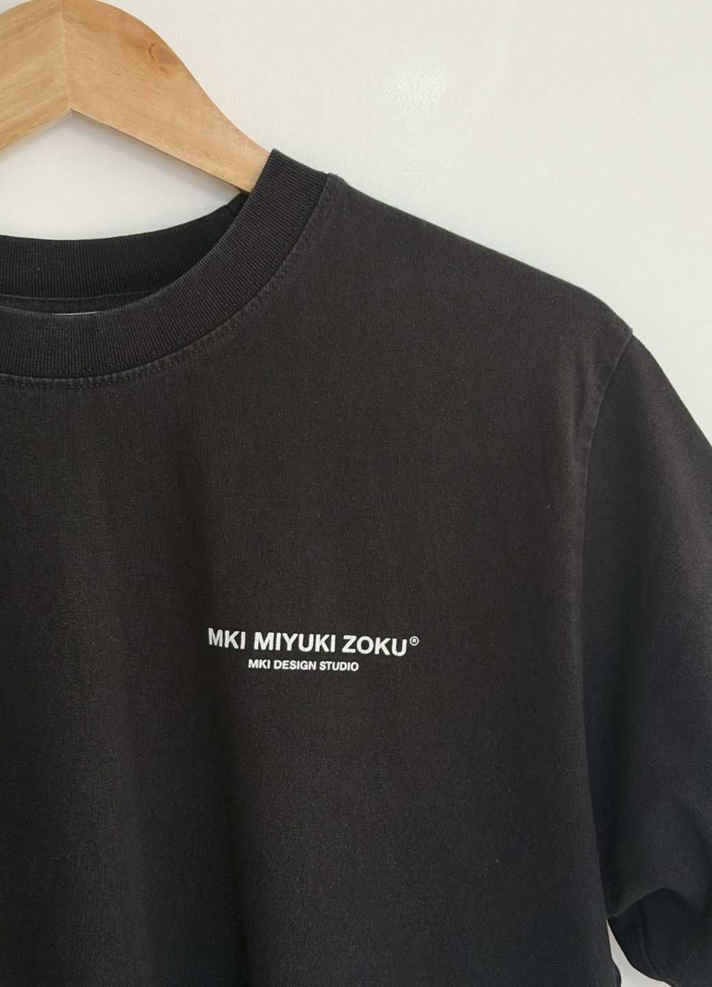 Mki Miyuki Zoku Oversized T Shirt Black Design Studio Organic Cotton Mens Medium gallery