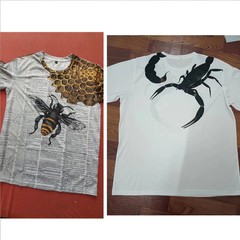 Men’s Scorpion 3D Print Oversized Short Sleeve Streetwear T-Shirt