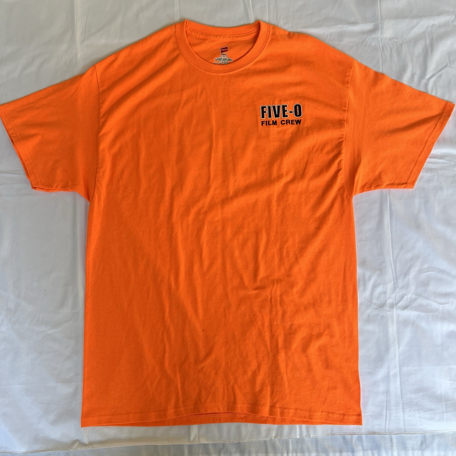 Hawaii Five-O Shirt XL Orange Senior Staff Film Crew Embroidered Crime TV 3133 gallery