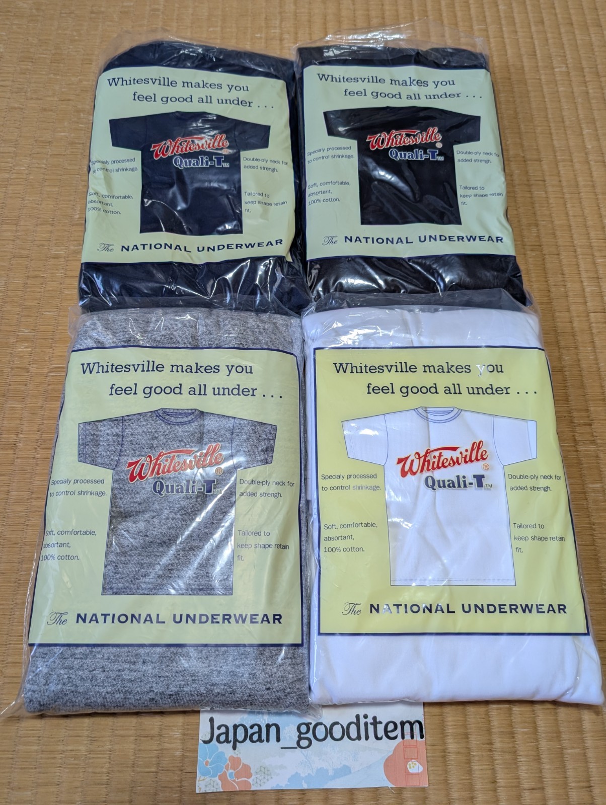 WHITESVILLE T-SHIRT WV73544 2-PACK White Toyo Enterprise NEW gallery