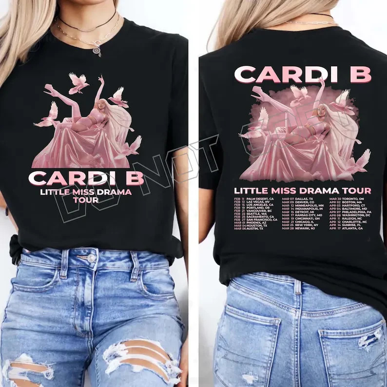 Cardi B Little Miss Drama Tour 2026 Shirt
